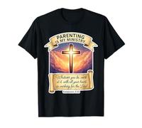 La crianza Cristiana es mi Ministerio Día del Padre Papá Dios Camiseta