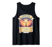 La crianza Cristiana es mi Ministerio Día del Padre Papá Dios Camiseta sin Mangas