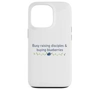 La crianza de los discípulos, la fe Cristiana y el versículo bíblico Blueberry Carcasa para iPhone 13 Pro