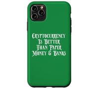 La criptomoneda es Mejor Que el Papel Fiat Bank Money Crypto Carcasa para iPhone 11 Pro MAX