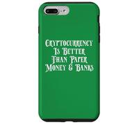 La criptomoneda es Mejor Que el Papel Fiat Bank Money Crypto Carcasa para iPhone 7 Plus/8 Plus