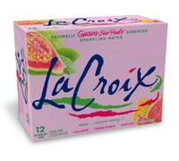La Croix Agua espumosa con sabor | Guayaba - Sao Paolo | Verano 2021 Sabor, naturalmente esenciado, latas de 12 fl oz | Paquete de 12