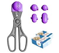 La Croquetera Multiusos Color Morado-4 moldes Intercambiables para masas + Pack conservación-100% español : Patentado y Fabricado en España, 1 utensilio + 40 bandejas