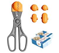 La Croquetera Multiusos Color Naranja-4 moldes Intercambiables para masas + Pack conservación-100% español : Patentado y Fabricado en España, 1 utensilio + 40 bandejas
