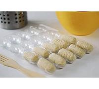 La Croquetera - pack de 20 envases - bandejas apilables y reutilizables - para 100 piezas (croquetas, albóndigas, bolas, etc.) - 100% español: patentado y fabricado en España, Transparente, Normal