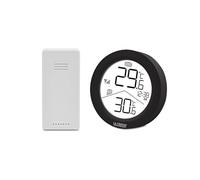 La Crosse Technology WS6219 - Estación de temperatura con min/max (color negro