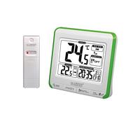 La crosse technology WS6811W-GREEN - Estación meteorológica blanco / verde alertas
