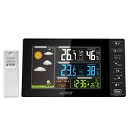 LA CROSSE TECHNOLOGY WS6827-BLA - Estación meteorológica con Pantalla Colores, Interfaz en francés, Color Negro