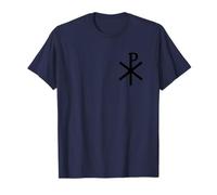La Cruz Chi-Rho Corazón - Símbolo De Jesucristo Camiseta