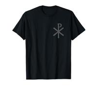La Cruz Chi-Rho Corazón - Símbolo De Jesucristo Camiseta