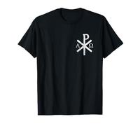 La Cruz Chi-Rho Corazón - Símbolo De Jesucristo - v2 vintage Camiseta