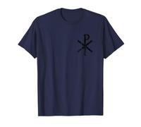 La Cruz Chi-Rho Corazón - Símbolo De Jesucristo - vintage Camiseta