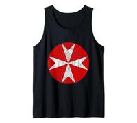 La Cruz de Malta Vintage Camiseta sin Mangas