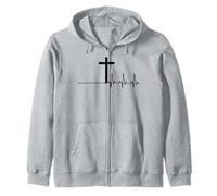 La Cruz representa la Victoria de Cristo sobre la Muerte Sudadera con Capucha