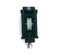 LA Cruzada DS GAU01261 - Rueda de Repuesto para Puerta corredera, Carro Simple y Ajustable Permite la Apertura de su ventanal