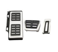 La cubierta de pedal se adapta a Q2 2016 2017 2018 2019 2020 2021 2022 2023 2024 cubierta de pedal de freno de gas LHD pedales de freno de coche (AT con descanso) (AT con descanso)