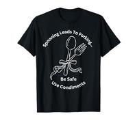 La Cuchara Conduce a condimentos de Uso de bifurcación Camiseta