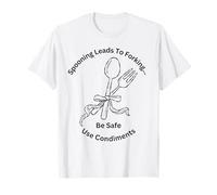 La Cuchara Conduce a condimentos de Uso de bifurcación Camiseta