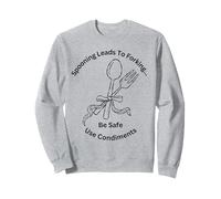 La Cuchara Conduce a condimentos de Uso de bifurcación Sudadera