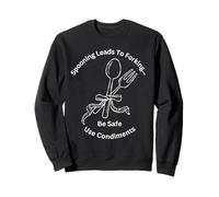 La Cuchara Conduce a condimentos de Uso de bifurcación Sudadera