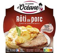 La Cuisine D'Océane - Cerdo Asado Patata Gratén 300 G - Lot De 4 - Precio Por Lote - Entrega Rápida