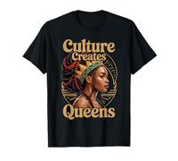 La Cultura CREA Queens Juneteenth Historia Orgullo Mujeres Negras Camiseta