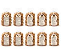 La Cuoca Pugliese - Friselline de cereales crujientes, friselline artesanales de Apulia, con semillas y cereales seleccionados, paquete de 250 g, especialidad de Apulia