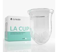 La Cup Luneale - copa menstrual - diseño ergonómico exclusivo creado con matronas - fabricación francesa - 100% silicona médica de platino (S - Flujo ligero/medio)
