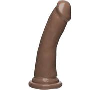 La D Slim D sin bolas Firmskyn Caramel 6in