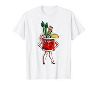La Dama Bloody Mary Camiseta gráfica económica, Hombre, Blanco, L