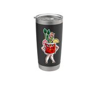 La Dama Bloody Mary Vaso térmico de acero inoxidable de doble pared