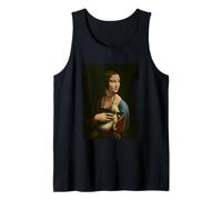 La Dama con un armiño de Leonardo da Vinci (1490) Camiseta sin Mangas