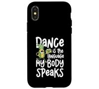 La danza es el idioma que mi cuerpo habla divertido Carcasa para iPhone X/XS