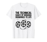 La Danza Técnica De Dar Vida A Los Dibujos Animar Camiseta