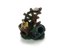 La decoración del Acuario Incluye Barcos hundidos con Decoraciones de Orificios para Cubos, peceras de Resina para Reptiles y Peces para Crear escondites pintorescos y Accesorios para acuarios