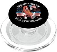 La Democracia colapsa, Pero Estos Salchichas Son slappin PopSockets PopGrip para MagSafe