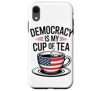 La Democracia Es Mi Taza De Té Amor Patriótico Amantes del Carcasa para iPhone XR