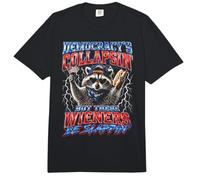 La Democracia está colapsando, Pero Estos Salchichas se abofetean Comfort Colors Adult Heavyweight T-Shirt
