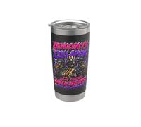 La democracia está colapsando, pero estos salchichas se abofetean Vaso térmico de acero inoxidable de doble pared