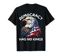 La democracia no tiene rey: nosotros, el pueblo, la bandera patriótica de los Estados Unidos Camiseta
