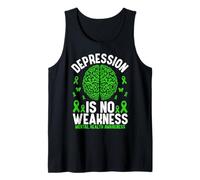 La depresión no es una Debilidad Conciencia sobre la Salud Mental Camiseta sin Mangas