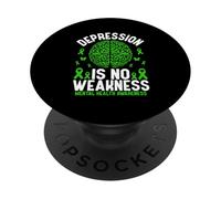 La depresión no es una Debilidad Conciencia sobre la Salud Mental PopSockets PopGrip Adhesivo
