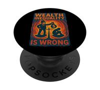 La desigualdad de Riqueza es Incorrecta PopSockets PopGrip Adhesivo