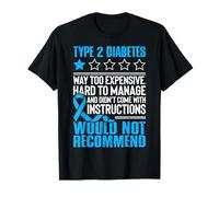 La Diabetes Tipo 2 es Demasiado costosa y difícil de Manejar y no lo Hizo Camiseta