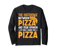 La diferencia entre pizza y tu opinión es que te pregunto Manga Larga