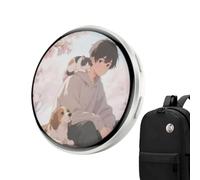 La Digital - Inteligente HD Recargable,Pin LED Digital con Pantalla - para Cosplay, Convenciones, Fandoms, Viajes Diarios