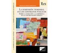 La Dimension Temporal En Los Contratos Publicos
