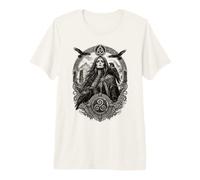 La Diosa Celta del Cuervo de Morrigan Mitología Irlandesa Cuervo Cool Camiseta Premium