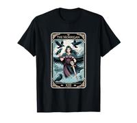 La Diosa Celta Morrigan Guerrero Cuervo Reina Tarot Camiseta
