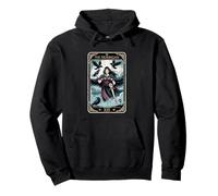 La Diosa Celta Morrigan Guerrero Cuervo Reina Tarot Sudadera con Capucha